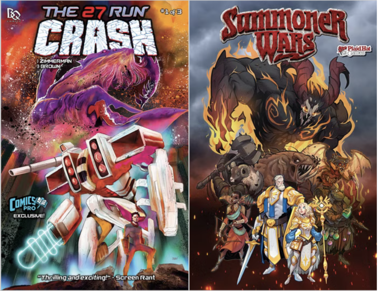 Battle Quest ComicsPRO Presentation with Plaid Hat Games Collab